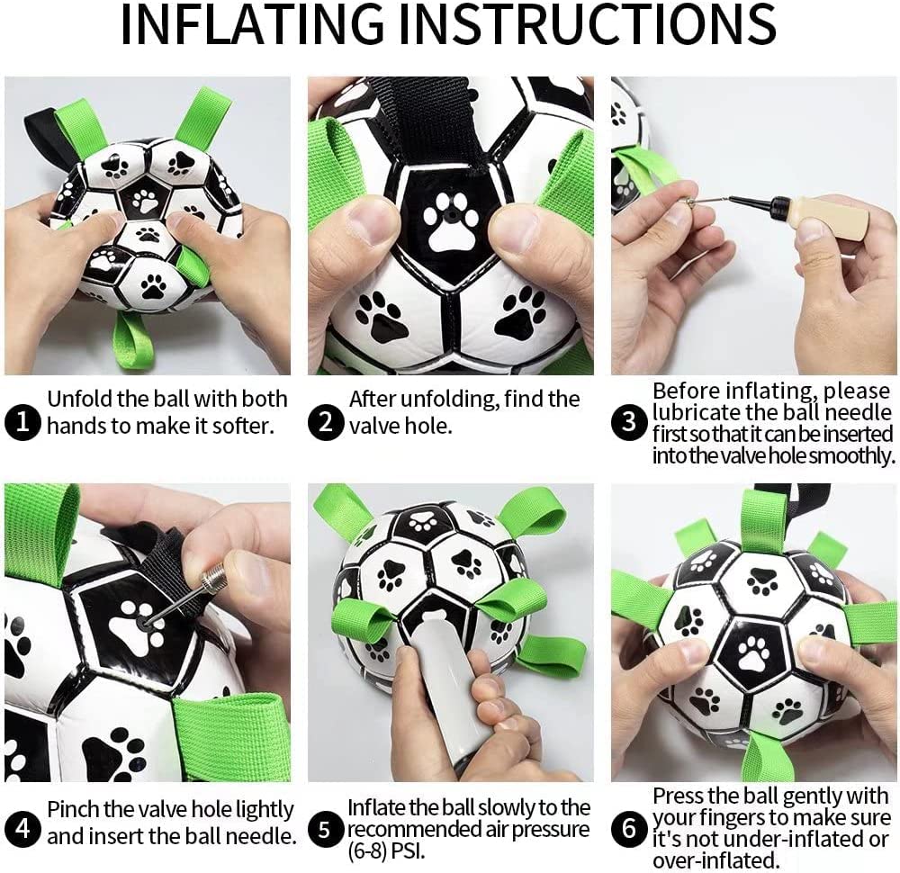 How to inflate the fetch ball